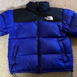 Northface Nupste Puffer Jacket, Blue, Medium